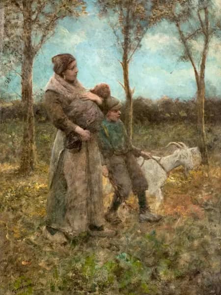 Homeward at the Close of Day | Oil Painting Reproduction