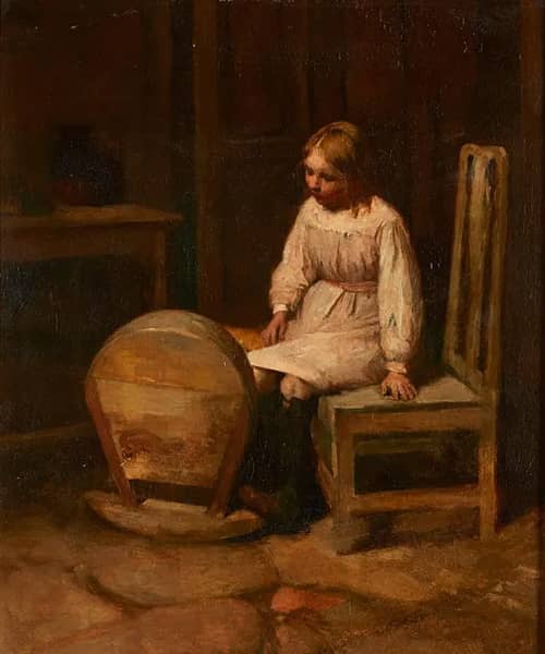 Rocking the Cradle by Robert McGregor | Oil Painting Reproduction