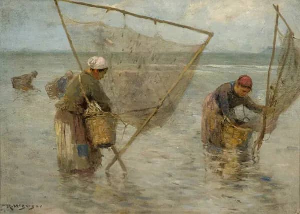 Shrimpers by Robert McGregor | Oil Painting Reproduction