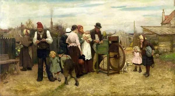 The Knife Grinder, 1878 by Robert McGregor | Oil Painting Reproduction