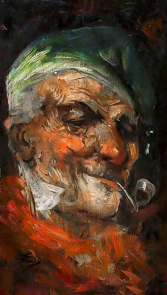 Old Man by Paul Albert Besnard | Oil Painting Reproduction