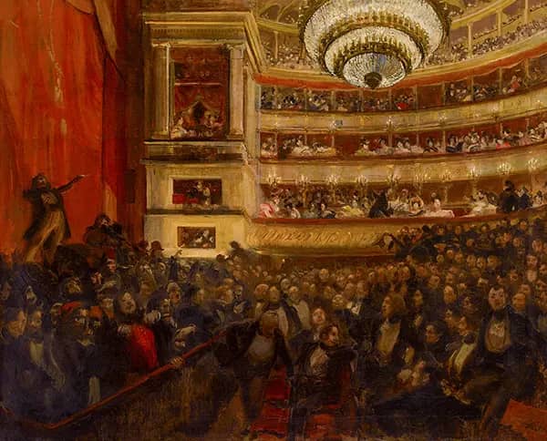 The Premiere of Hernani Before the Battle, 1903 | Oil Painting Reproduction