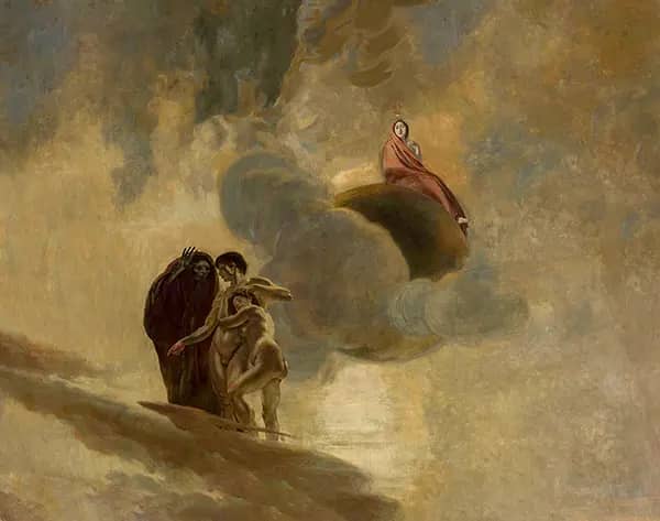 The Thought by Paul Albert Besnard | Oil Painting Reproduction