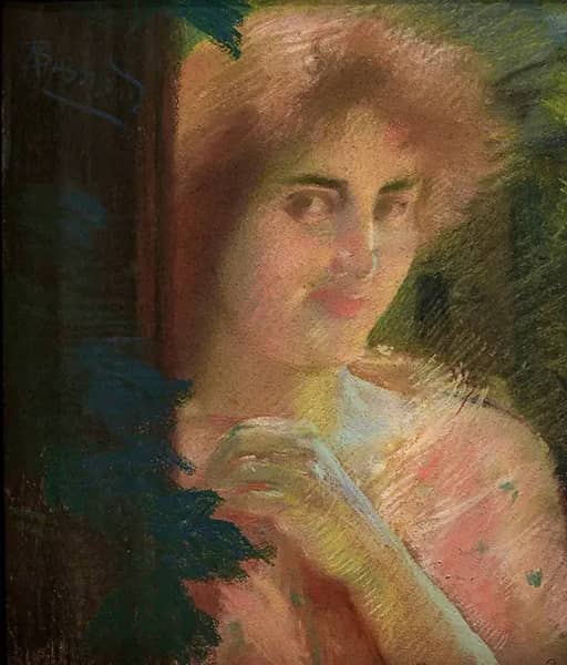Womans Head by Paul Albert Besnard | Oil Painting Reproduction