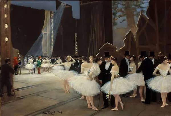 Backstage at the Opera, 1889 by Jean Beraud | Oil Painting Reproduction