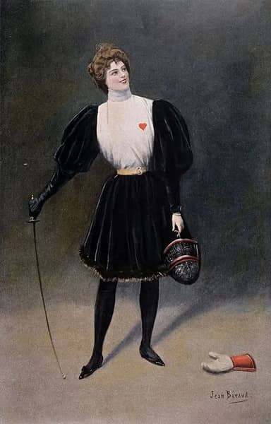 Fescrimeuse by Jean Beraud | Oil Painting Reproduction