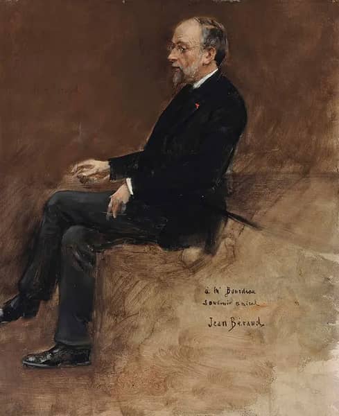 Portrait of Hippolyte Taine by Jean Beraud | Oil Painting Reproduction