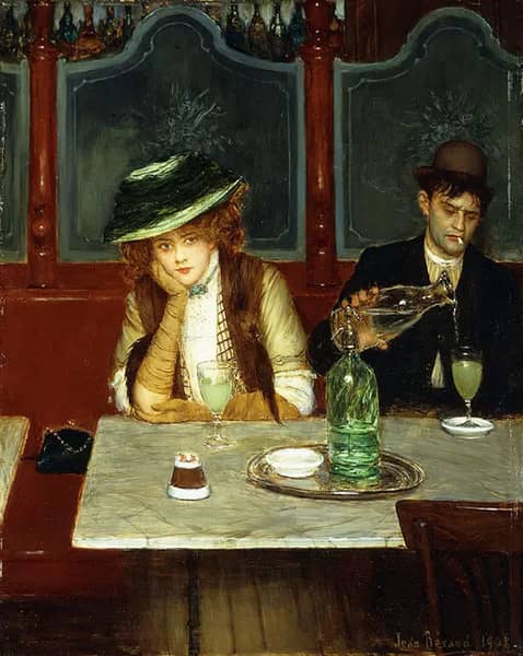 The Absinthe Drinkers, 1908 by Jean Beraud | Oil Painting Reproduction