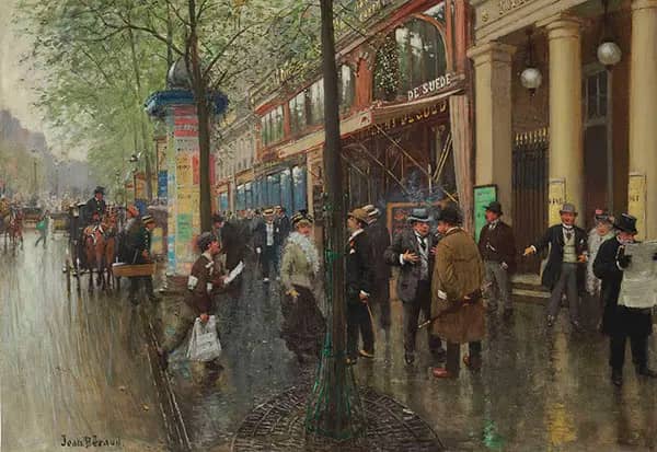 The Big Boulevards the Variety Theater | Oil Painting Reproduction