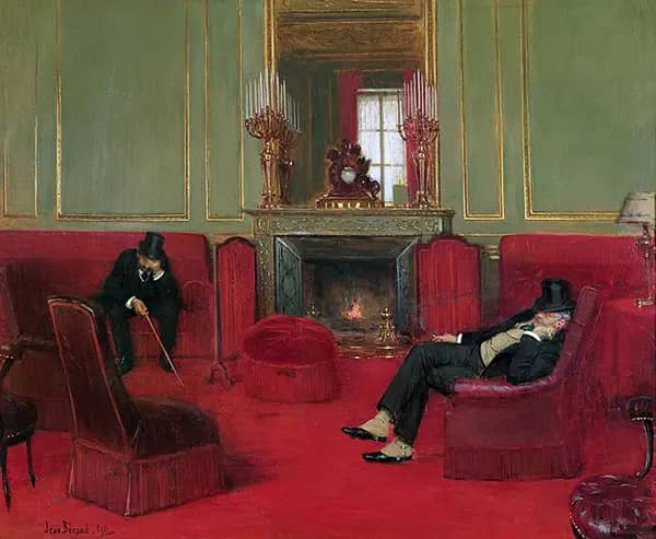 The Club, 1911 by Jean Beraud | Oil Painting Reproduction