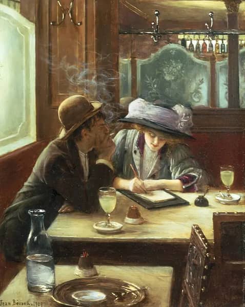 The Letter by Jean Beraud | Oil Painting Reproduction