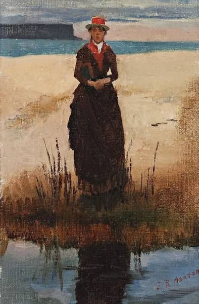 Eliza Ashton by Julian Ashton | Oil Painting Reproduction