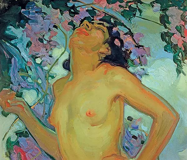 Bougainvilleas, 1911 by Saturnino Herran | Oil Painting Reproduction