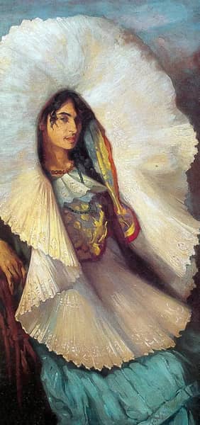 Woman in Tehuantepec, 1914 by Saturnino Herran | Oil Painting Reproduction