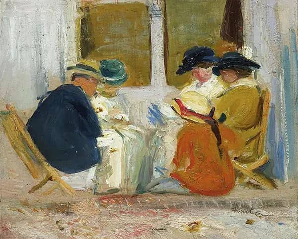 Etaples, 1914 by Leslie Hunter | Oil Painting Reproduction