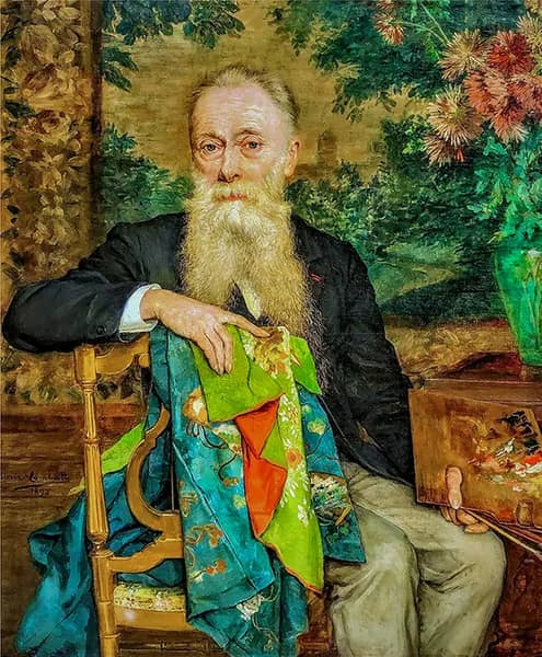 Portrait of Maria Lambiotte by Frans Verhas | Oil Painting Reproduction