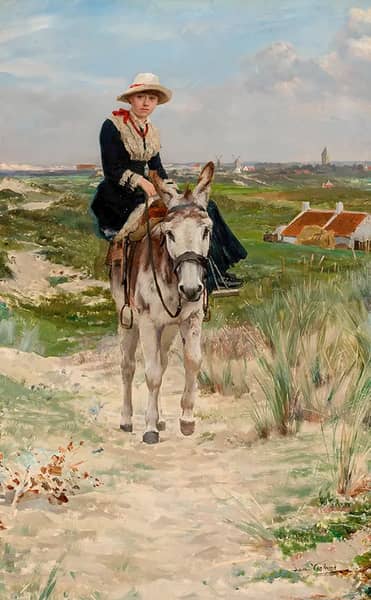 The Ride by Frans Verhas | Oil Painting Reproduction