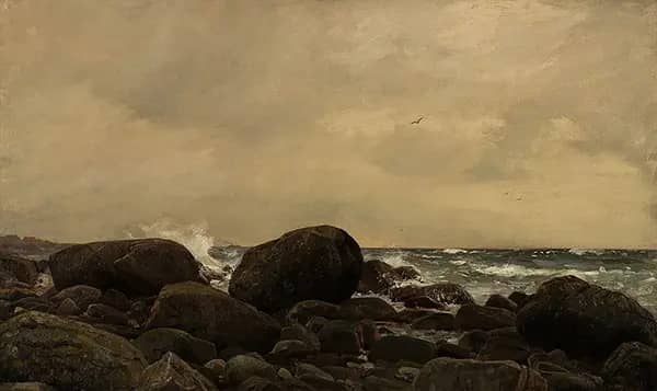 Regnstemingjaeren by Amaldus Clarin Nielsen | Oil Painting Reproduction