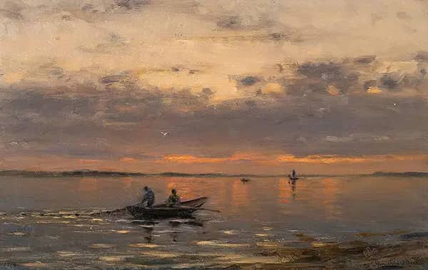 Still Autumn Evening, 1914 | Oil Painting Reproduction