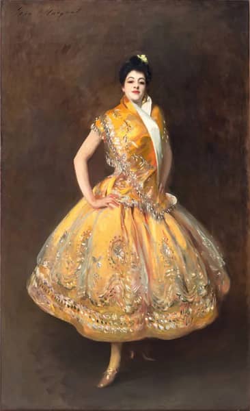 La Carmencita 1890 by John Singer Sargent | Oil Painting Reproduction