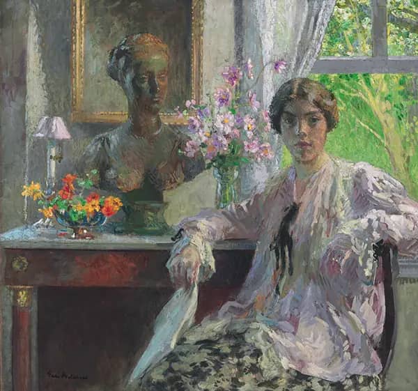 Nellie Kabel 1900 by Gari Melchers | Oil Painting Reproduction