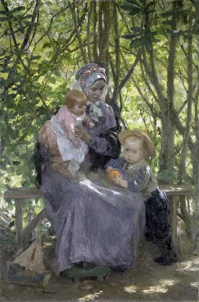 The Grove 1900 by Gari Melchers | Oil Painting Reproduction
