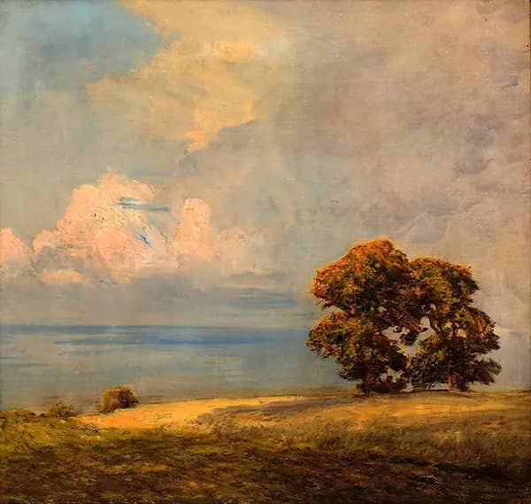 Landscape by Hans Dahl | Oil Painting Reproduction