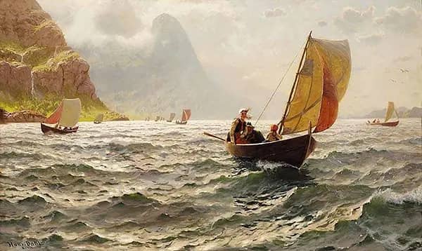 On Sunny Bolger by Hans Dahl | Oil Painting Reproduction