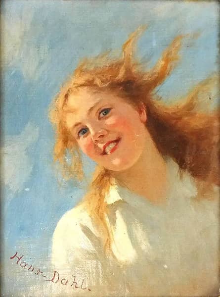 Portrait by Hans Dahl | Oil Painting Reproduction
