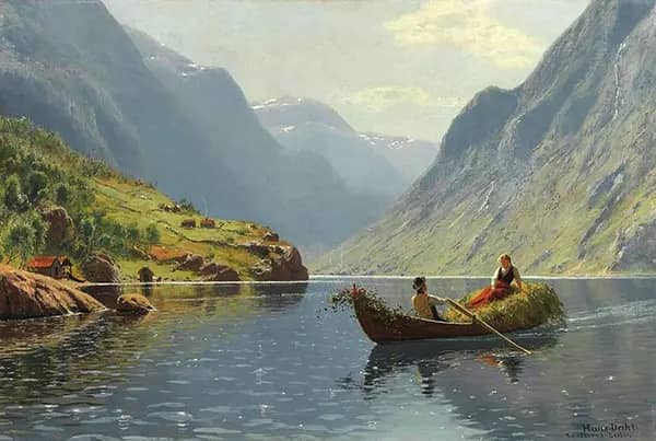 The Eager Return by Hans Dahl | Oil Painting Reproduction