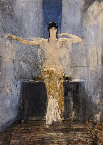 Arachne by Nikolaos Gyzis | Oil Painting Reproduction