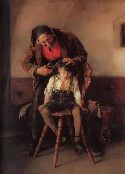 The Barber by Nikolaos Gyzis | Oil Painting Reproduction
