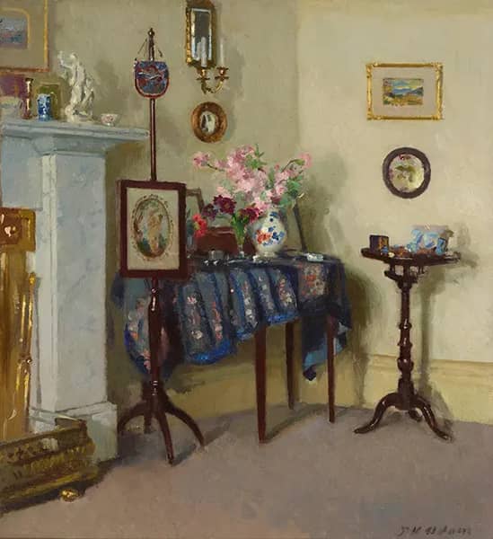 A Graceful Interior by Patrick Adam | Oil Painting Reproduction