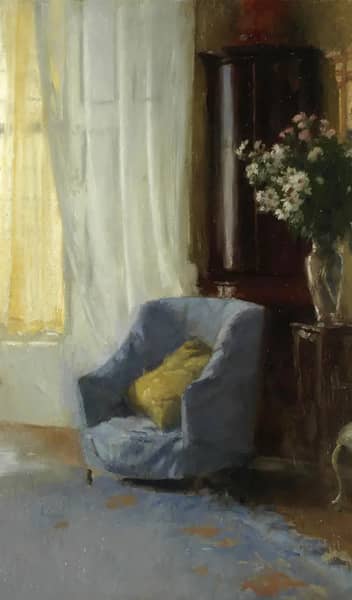 Corner of the Artist's Drawing Room | Oil Painting Reproduction