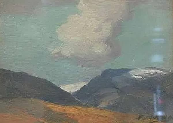 Dark Mountains by Patrick Adam | Oil Painting Reproduction