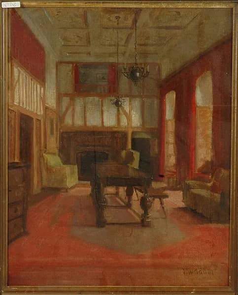 Hall Interior by Patrick Adam | Oil Painting Reproduction