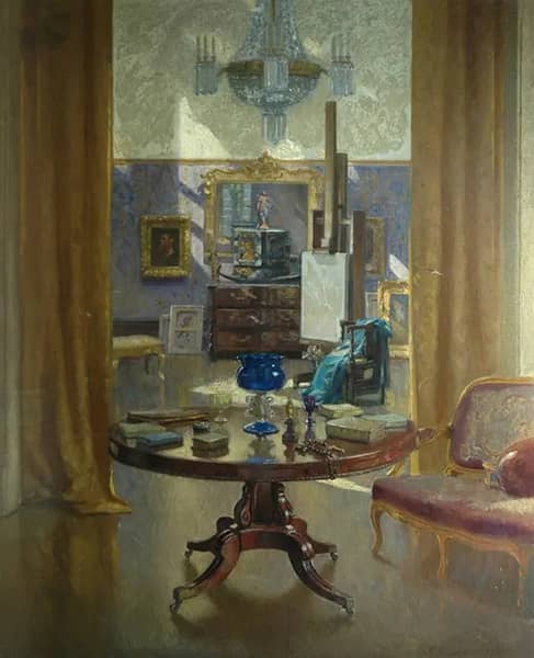 The Artists Studio, 1921 by Patrick Adam | Oil Painting Reproduction
