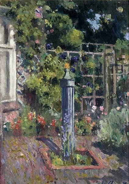 The Old Water Pump by Patrick Adam | Oil Painting Reproduction