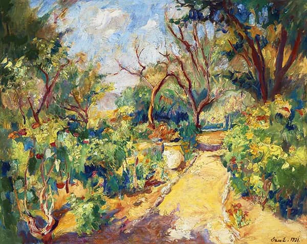 Sunlit French Grove Summer in Provence | Oil Painting Reproduction