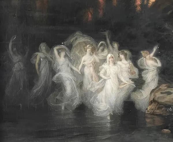 The Awakening of the Poet by Gabriel Ferrier | Oil Painting Reproduction