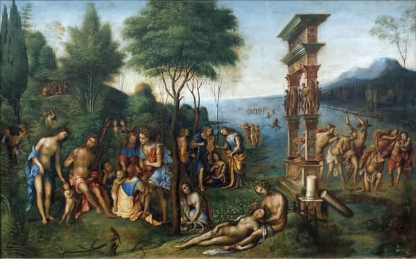 The Reign of Comus by Lorenzo Costa | Oil Painting Reproduction