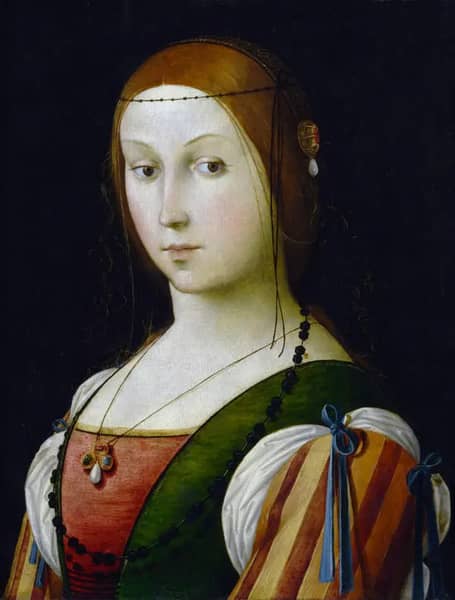 Portrait of a Lady about 1490 by Lorenzo Costa | Oil Painting Reproduction