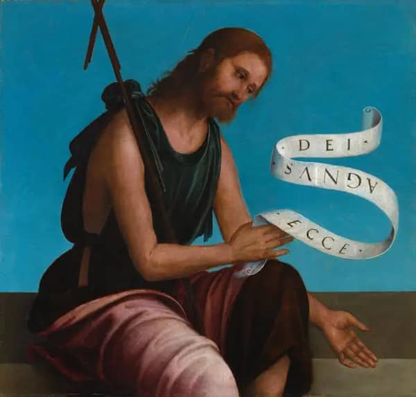 Saint John the Baptist by Lorenzo Costa | Oil Painting Reproduction