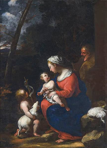 Rest Scene for the Egyptian by Onorio Marinari | Oil Painting Reproduction