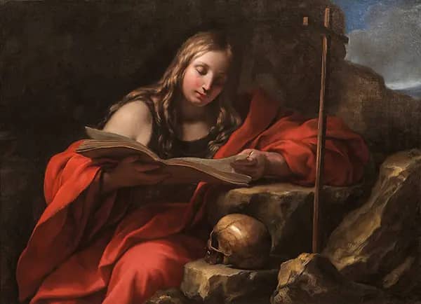 The Penitent Magdalene by Onorio Marinari | Oil Painting Reproduction
