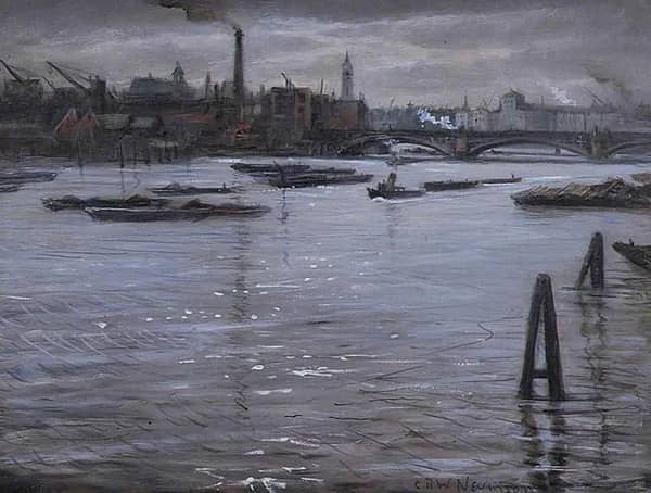 The Thames at Southwark London | Oil Painting Reproduction