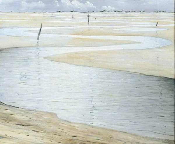 Silver Estuary c1925 | Oil Painting Reproduction