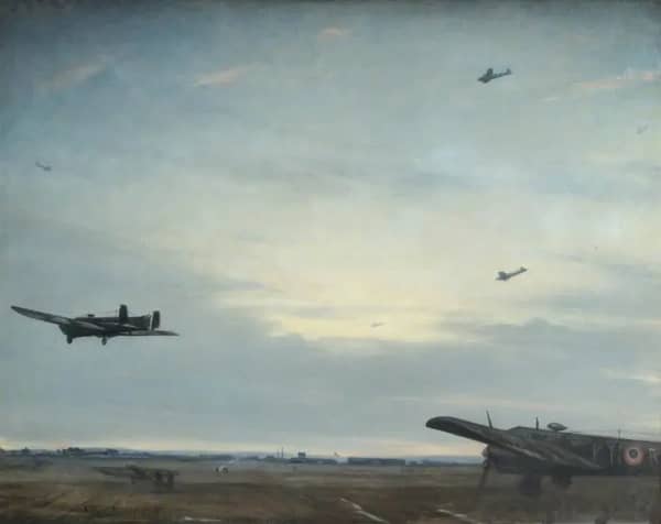 Whitley Bomber Dawn Return 1940 | Oil Painting Reproduction