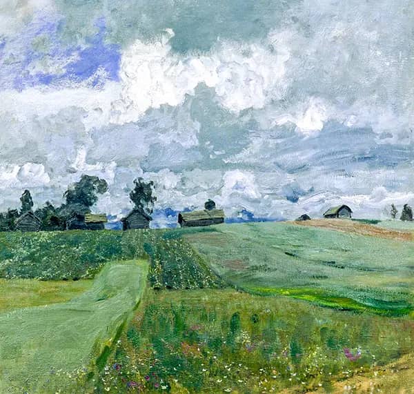 A Stormy Day by Isaac Levitan | Oil Painting Reproduction