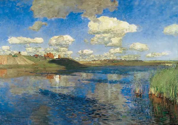 The Lake Russia by Isaac Levitan | Oil Painting Reproduction